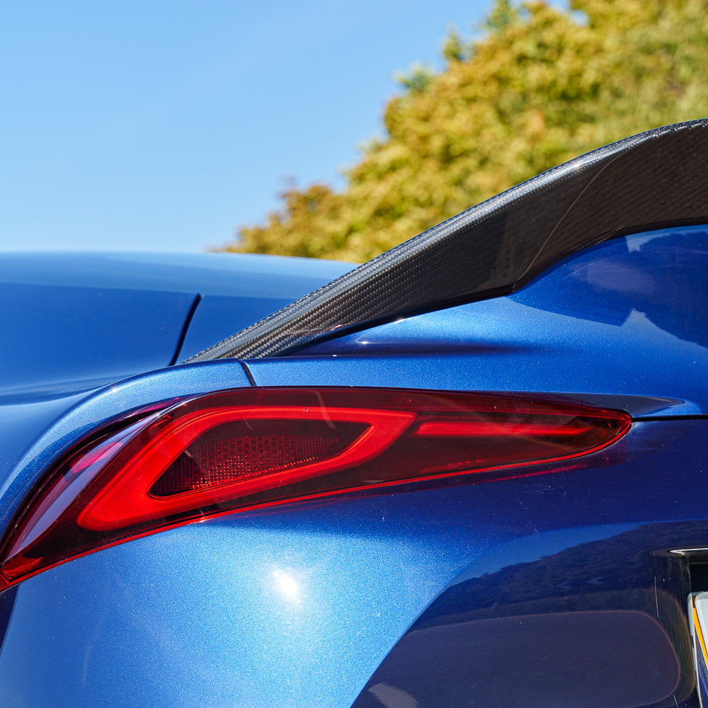 CT CARBON TOYOTA SUPRA 2019+ A90 CARBON FIBRE SPOILER - V2 | SWISS HOMOLOGATED