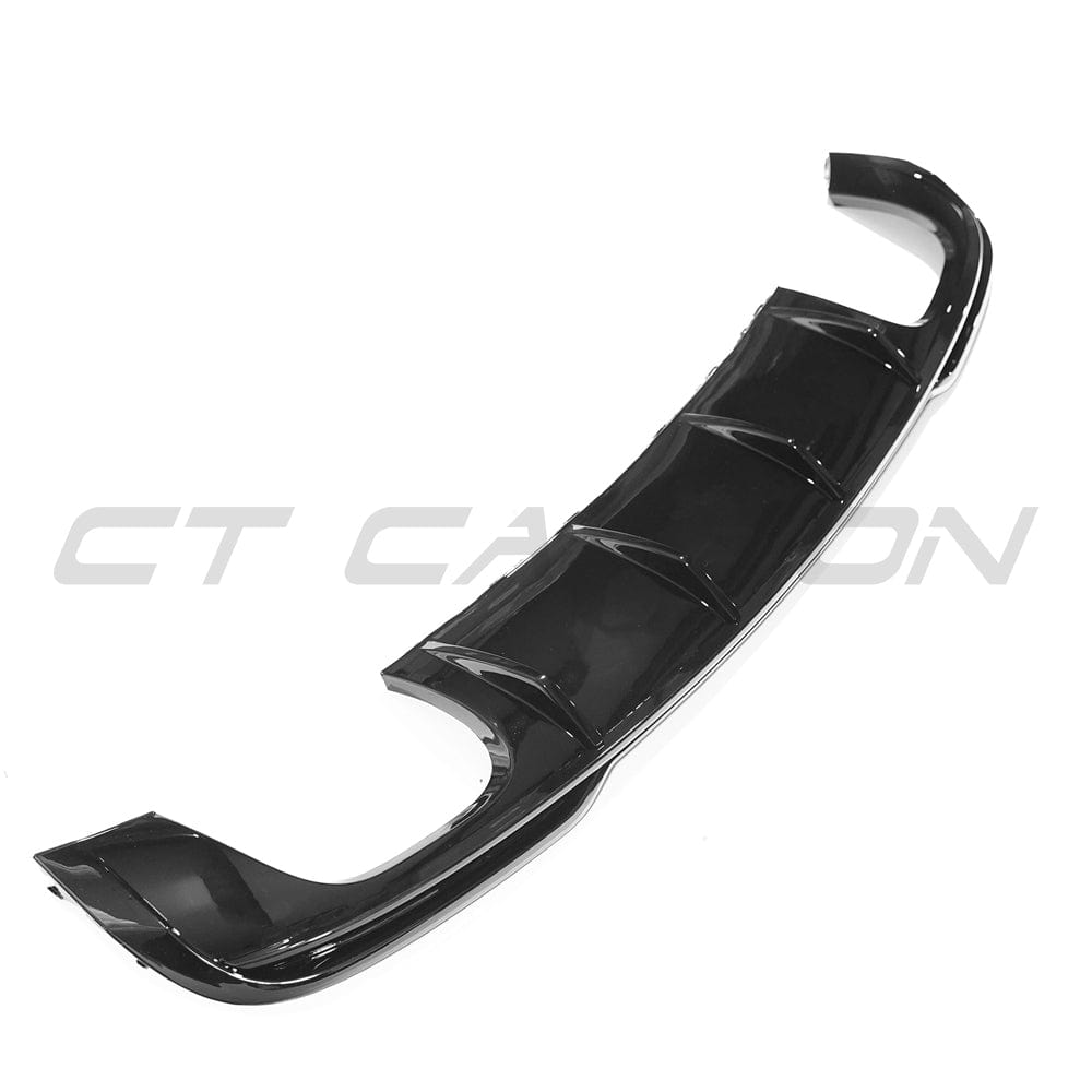 CT CARBON AUDI A3/S3 8V FACELIFT SALOON 4 DOOR GLOSS BLACK DIFFUSER - V2 | SWISS HOMOLOGATED