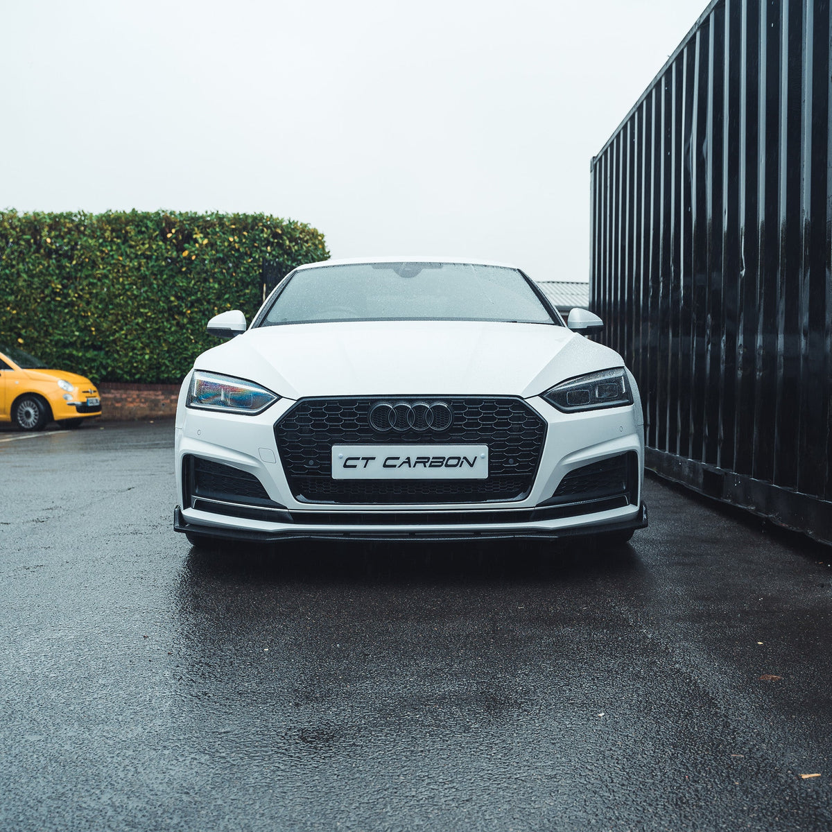 CT CARBON AUDI A5/S5 B9 2016-2019 GLOSS BLACK SPLITTER - V1 | HOMOLOGATION IN PROCESS