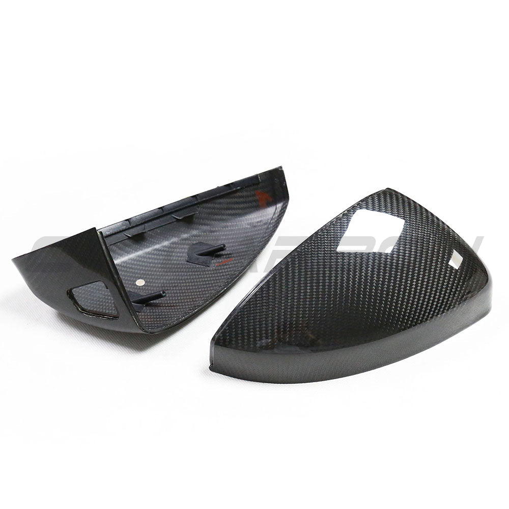 CT CARBON AUDI R8/TT 2014-2024 CARBON FIBRE MIRRORS - WITH LANE ASSIST | SWISS HOMOLOGATED