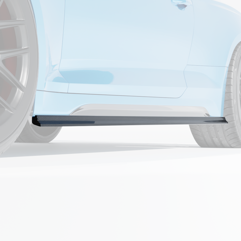 CT CARBON AUDI RS5 B9.5 COUPE 2020-2024 CARBON FIBRE SIDE SKIRTS - CT DESIGN | SWISS HOMOLOGATED