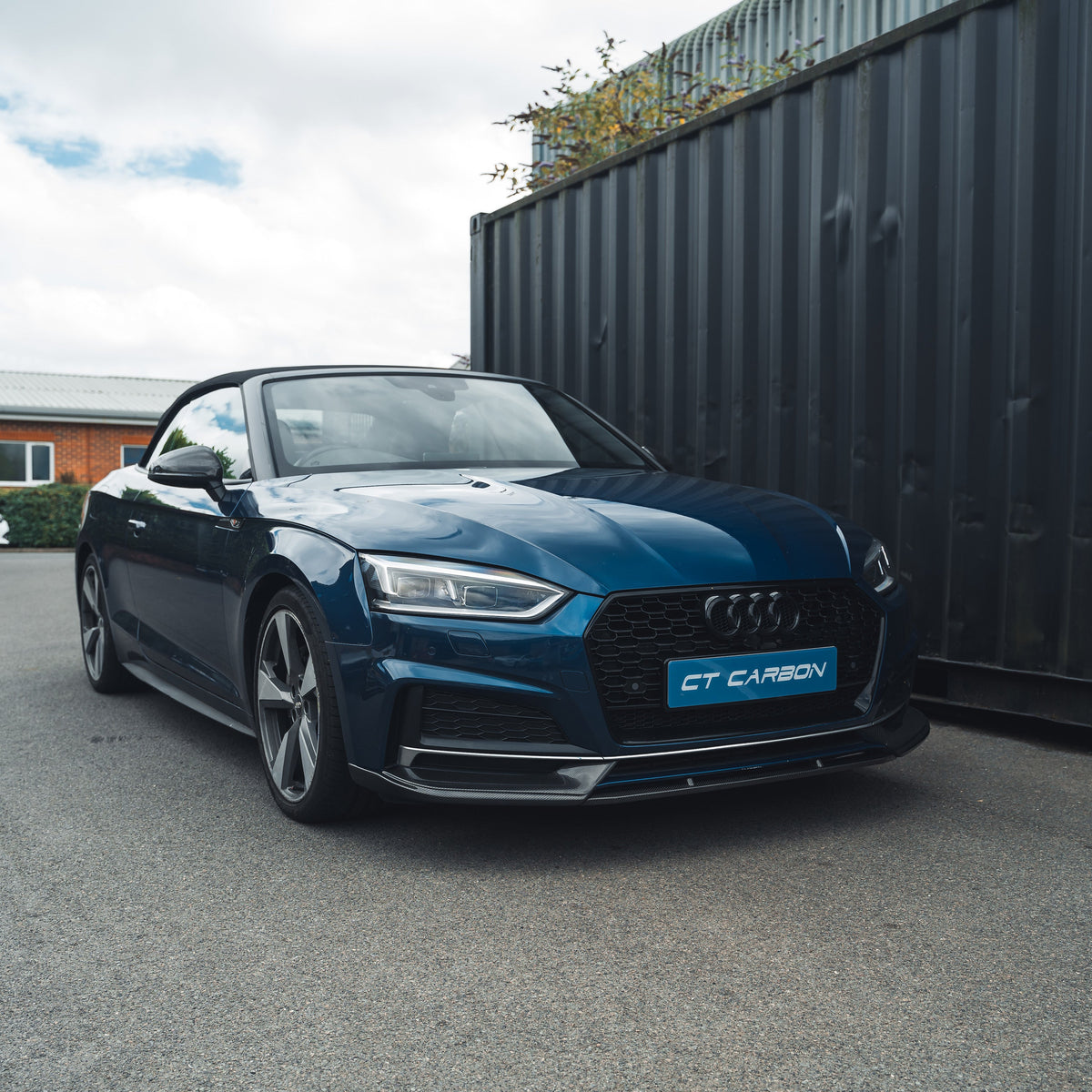 CT CARBON AUDI A5 S5 B9 2017-2021 CARBON FIBRE SPLITTER | HOMOLOGATION IN PROCESS