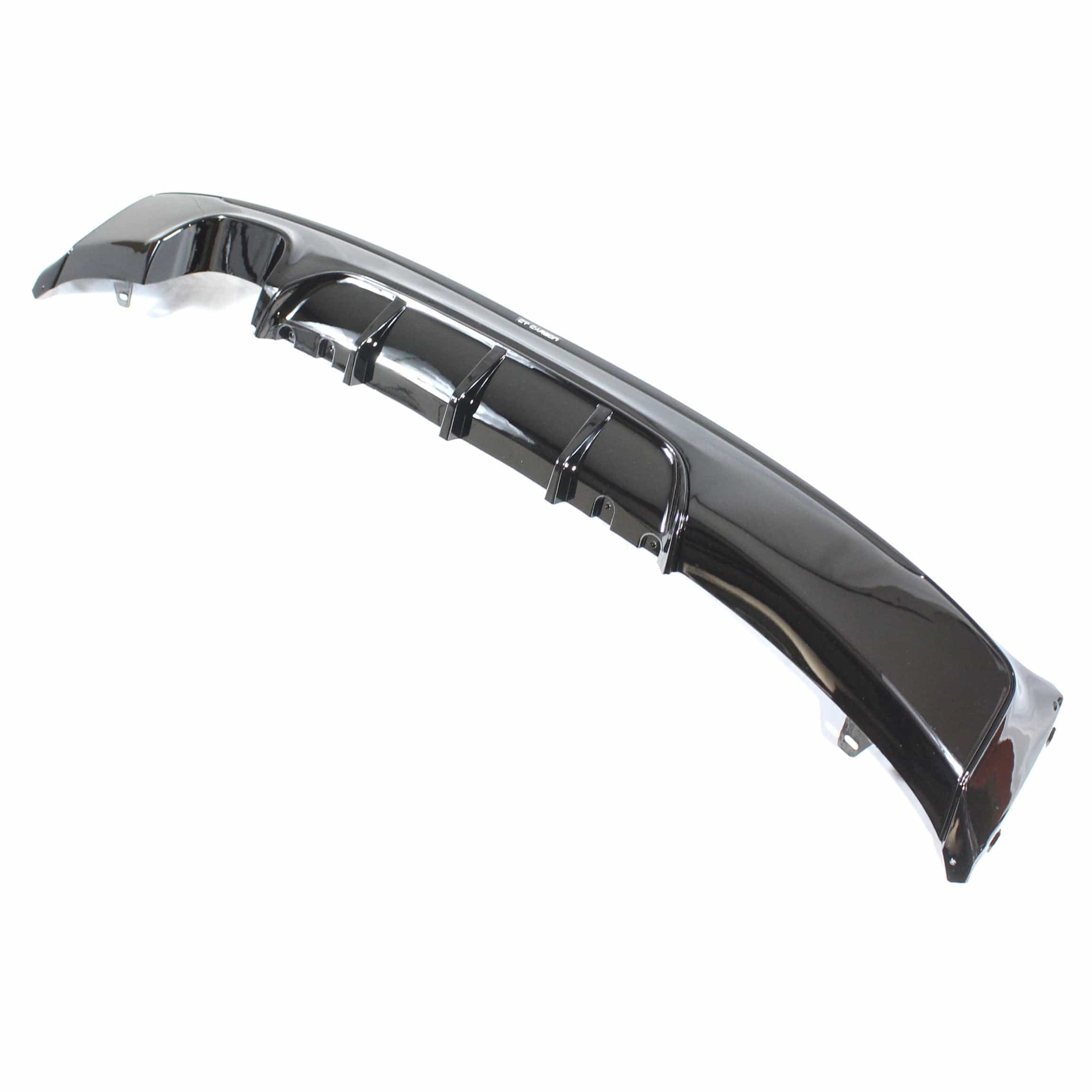 CT CARBON BMW 2 SERIES F22/F23 GLOSS BLACK TWIN EXHAUST DIFFUSER - MP STYLE | SWISS HOMOLOGATED
