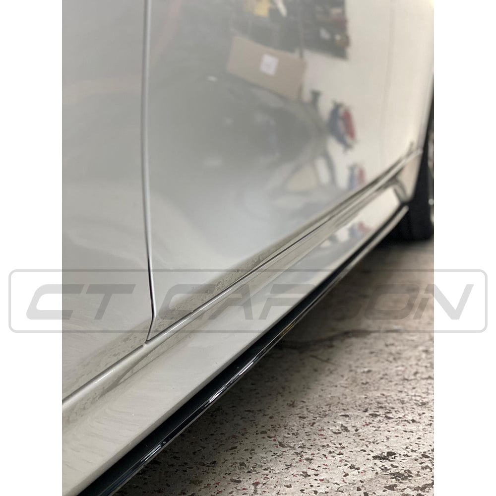 CT CARBON BMW 3 SERIES F30/F31 GLOSS BLACK SIDE SKIRTS - MP STYLE | SWISS HOMOLOGATED