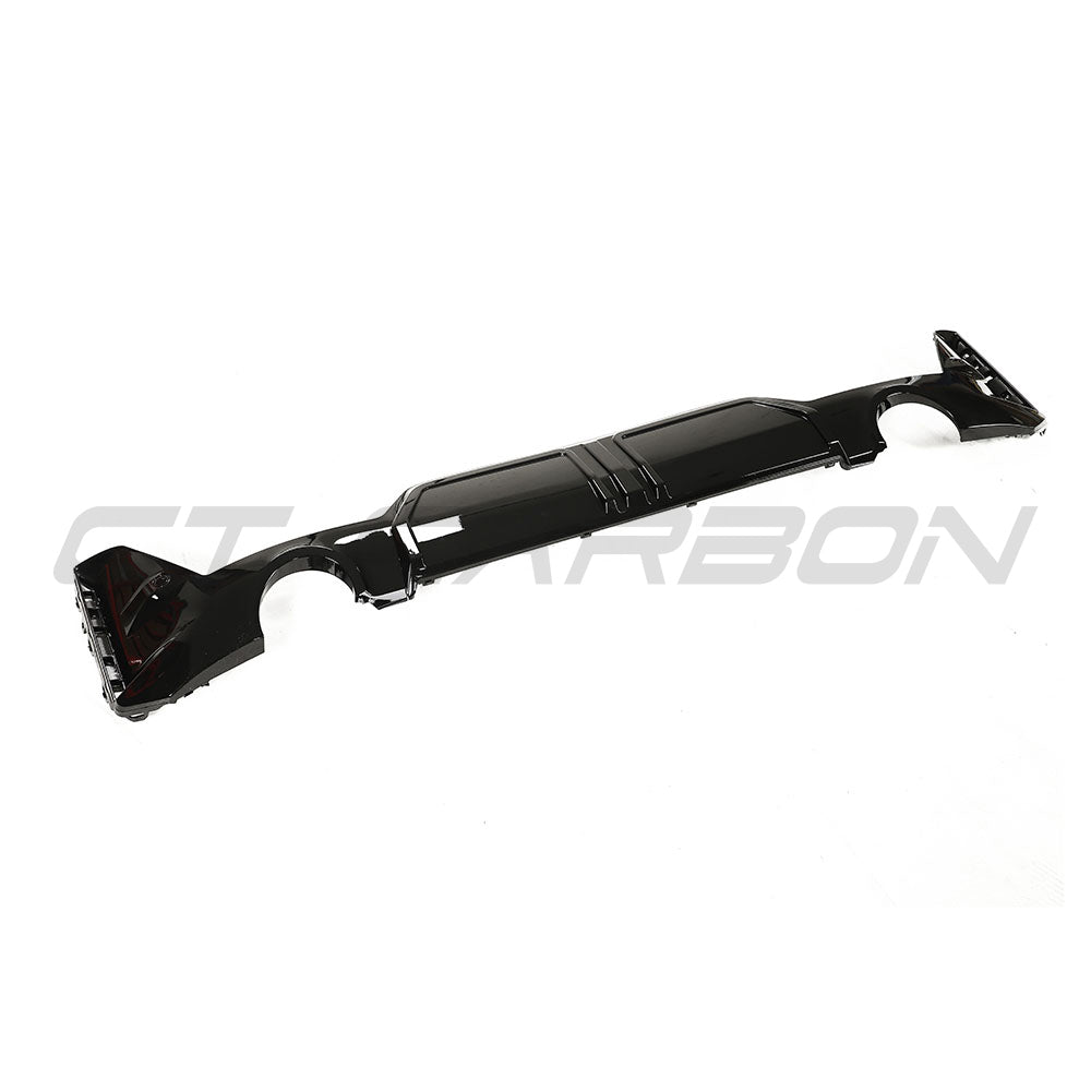 CT CARBON BMW G20/G21 3 SERIES 2022-2024 GLOSS BLACK LCI DIFFUSER (ROUND TIPS) | SWISS HOMOLOGATED