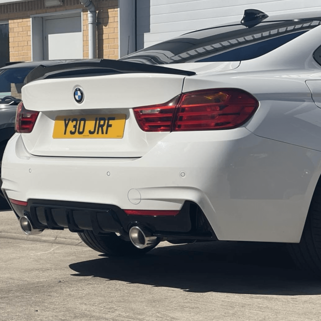 CT CARBON BMW 4 SERIES F32 GLOSS BLACK SPOILER - V4 | SWISS HOMOLOGATED