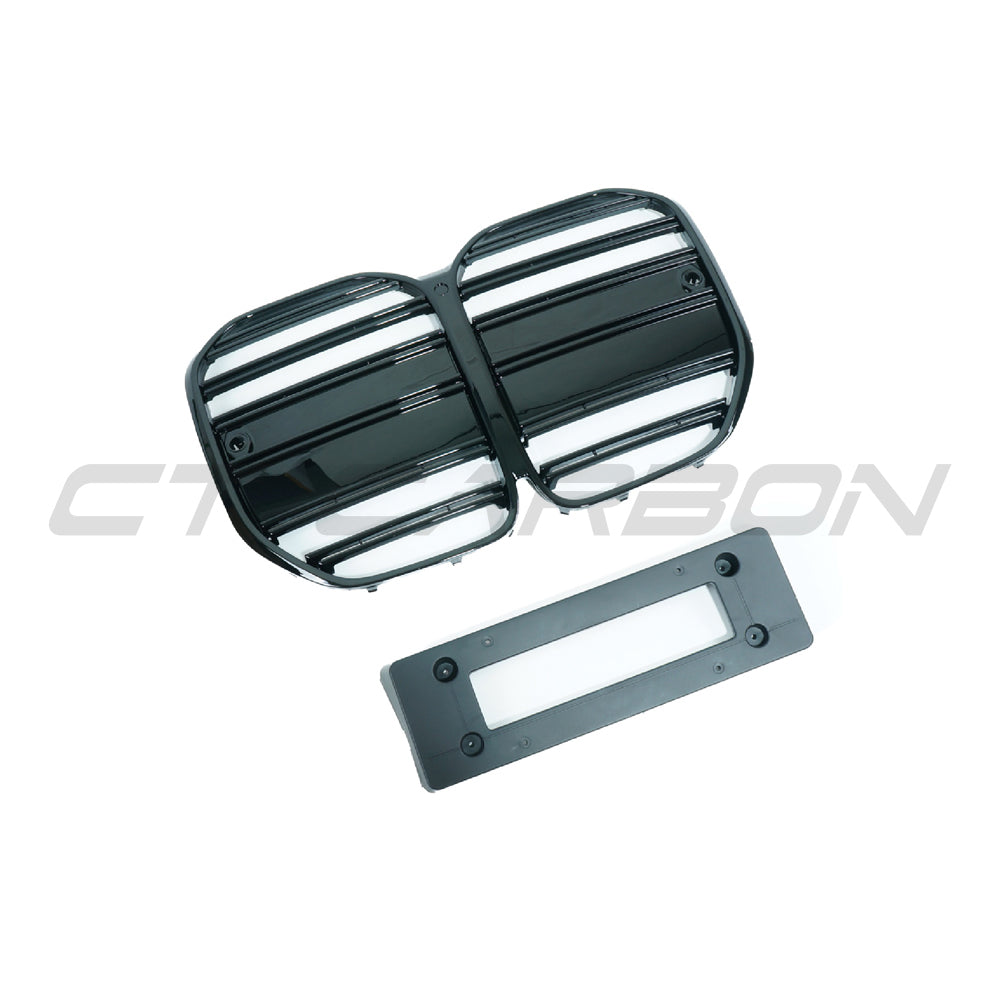 CT CARBON BMW 4 SERIES G22/G23 2020+ GLOSS BLACK GRILLE - GT STYLE | HOMOLOGATION IN PROCESS