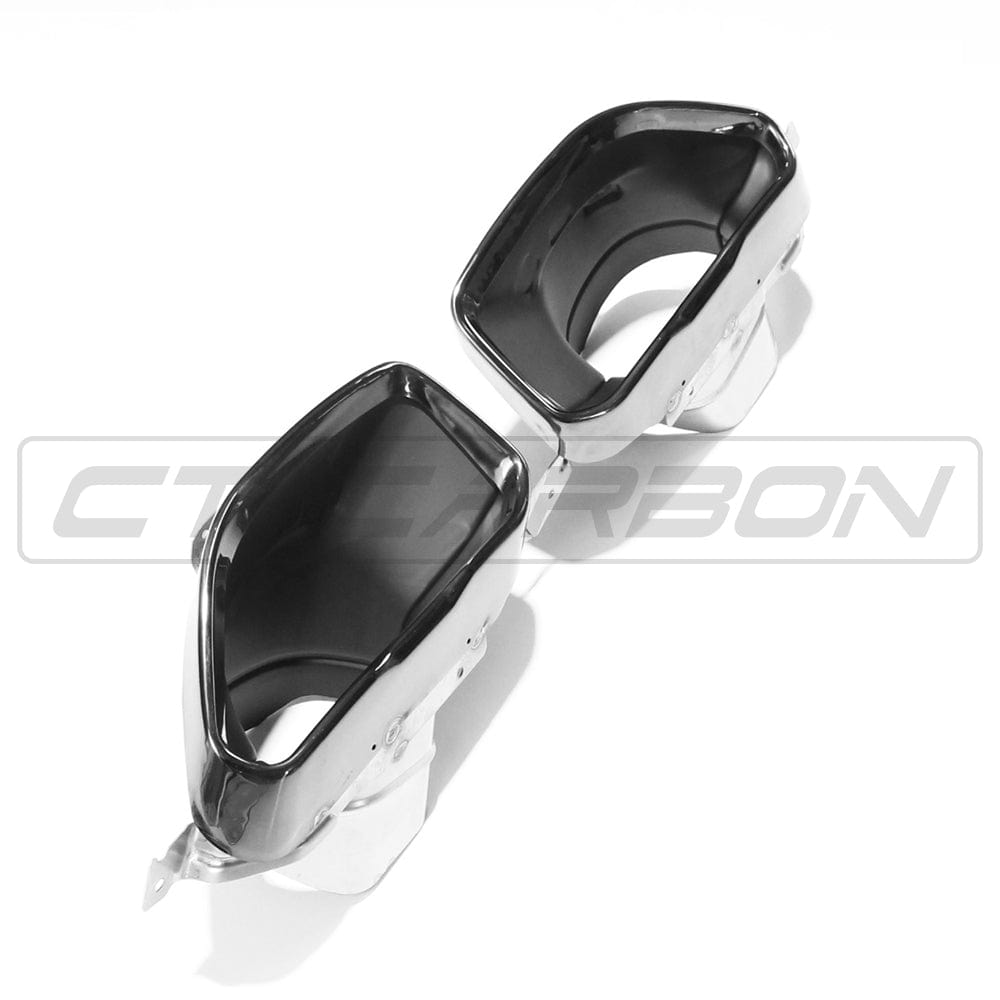 CT CARBON BMW G22/G23 4 SERIES 2020-2024 PRE-LCI GLOSS BLACK DIFFUSER AND TIPS - MP STYLE | SWISS HOMOLOGATED