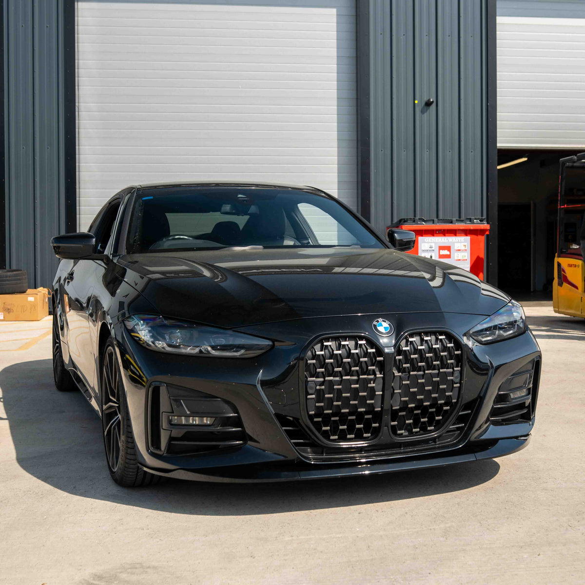 CT CARBON BMW 4 SERIES G22/G23 PRE LCI GLOSS BLACK SPLITTER - V1 | HOMOLOGATION IN PROCESS