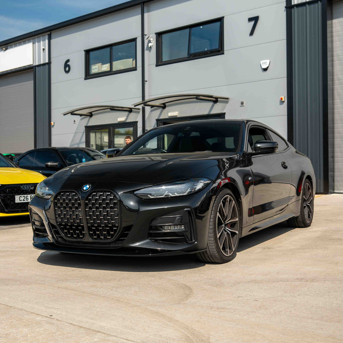 CT CARBON BMW 4 SERIES G22/G23 PRE LCI GLOSS BLACK SPLITTER - V1 | HOMOLOGATION IN PROCESS