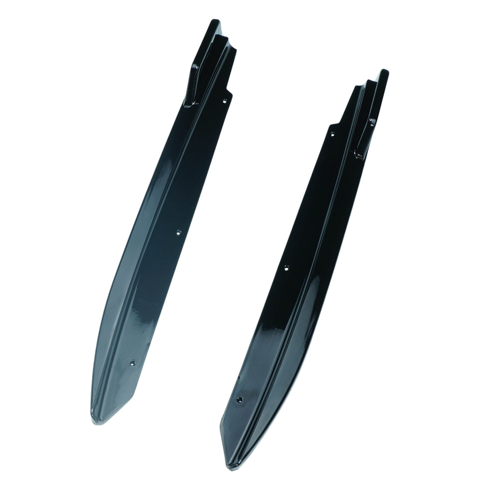 CT CARBON BMW 5 SERIES G30 GLOSS BLACK REAR BUMPER CORNERS | SWISS HOMOLOGATED