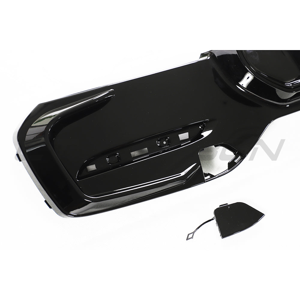 CT CARBON BMW F20/F21 1 SERIES GLOSS BLACK LCI DIFFUSER - TWIN LEFT | SWISS HOMOLOGATED