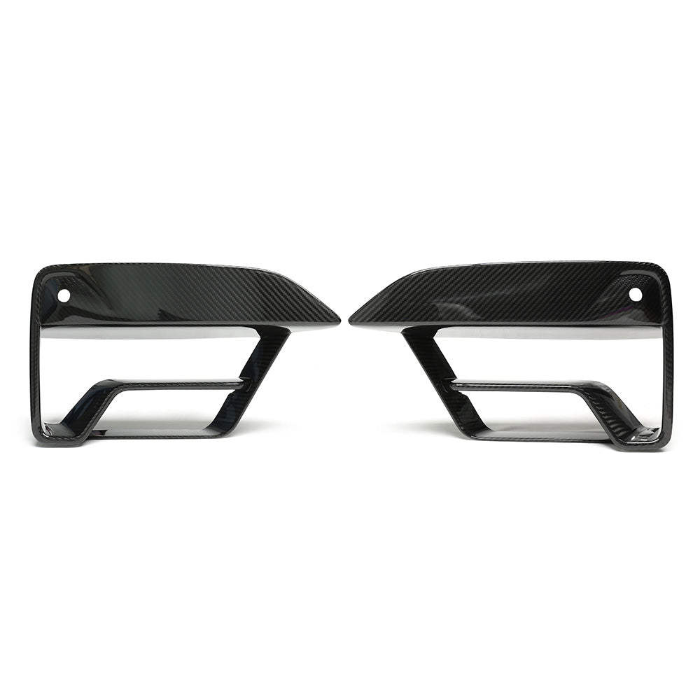 CT CARBON BMW F90 M5 2021+ LCI CARBON FIBRE BUMPER VENT COVERS | HOMOLOGATION IN PROCESS