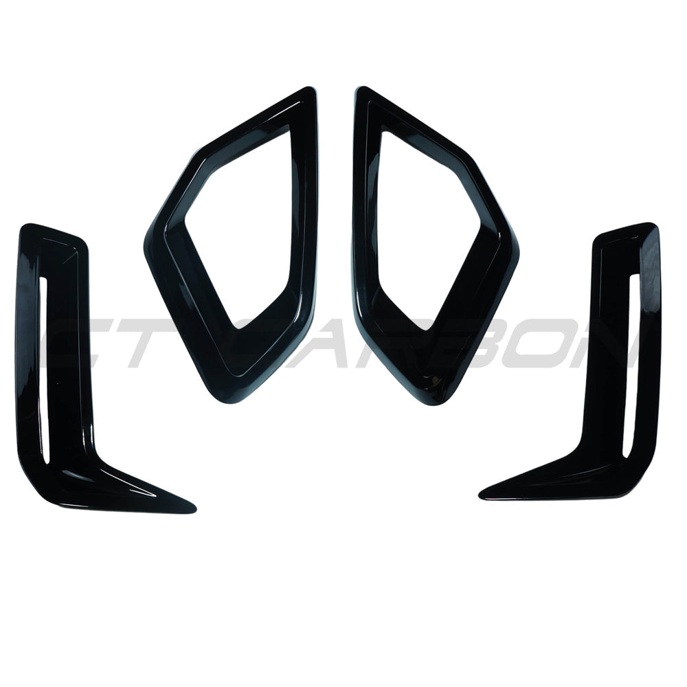 CT CARBON BMW G05 X5 LCI 2024+ GLOSS BLACK FRONT BUMPER TRIM PACK | HOMOLOGATION IN PROCESS