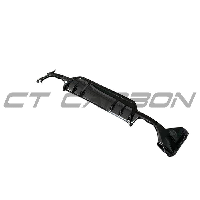 CT CARBON BMW G20/G21 3 SERIES LCI 340I GLOSS BLACK REAR DIFFUSER (SQU