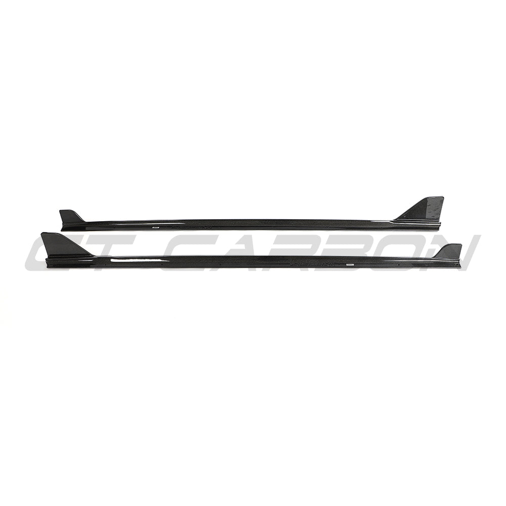 CT CARBON BMW G42 2 SERIES CARBON FIBRE FULL LENGTH SIDE SKIRTS - V2