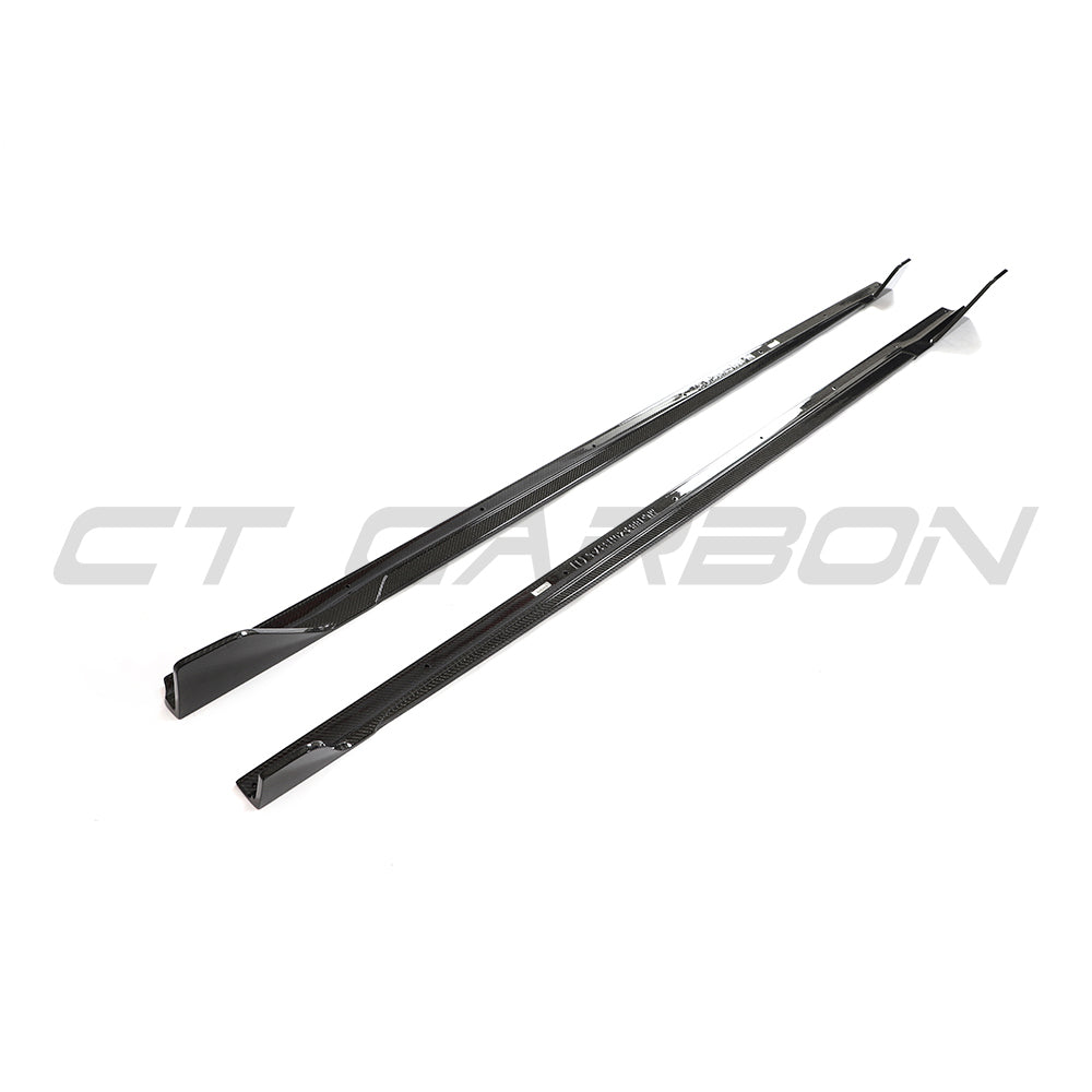 CT CARBON BMW G42 2 SERIES CARBON FIBRE FULL LENGTH SIDE SKIRTS - V2