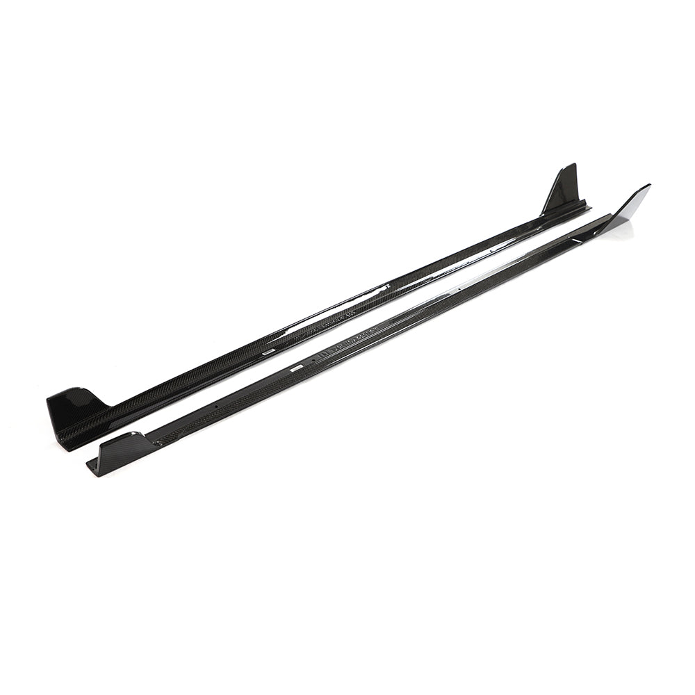 CT CARBON BMW G42 2 SERIES CARBON FIBRE FULL LENGTH SIDE SKIRTS - V2