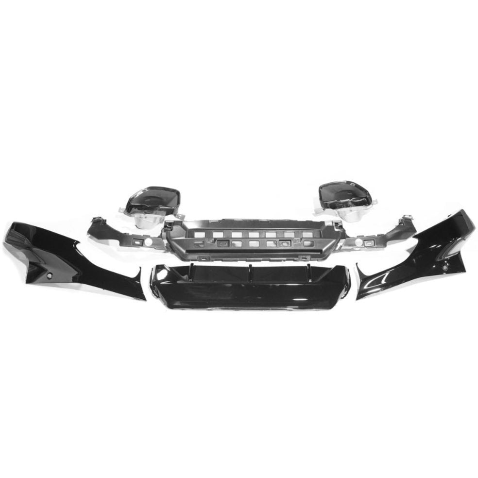 CT CARBON BMW G42 2 SERIES 2022+ GLOSS BLACK DIFFUSER WITH TIPS | SWISS HOMOLOGATED