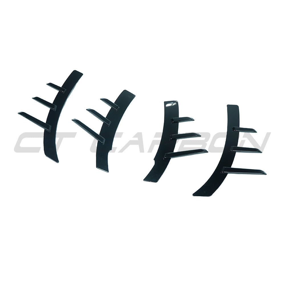 CT CARBON BMW G42 2 SERIES GLOSS BLACK SIDE TRIMS - FRONT AND BACK