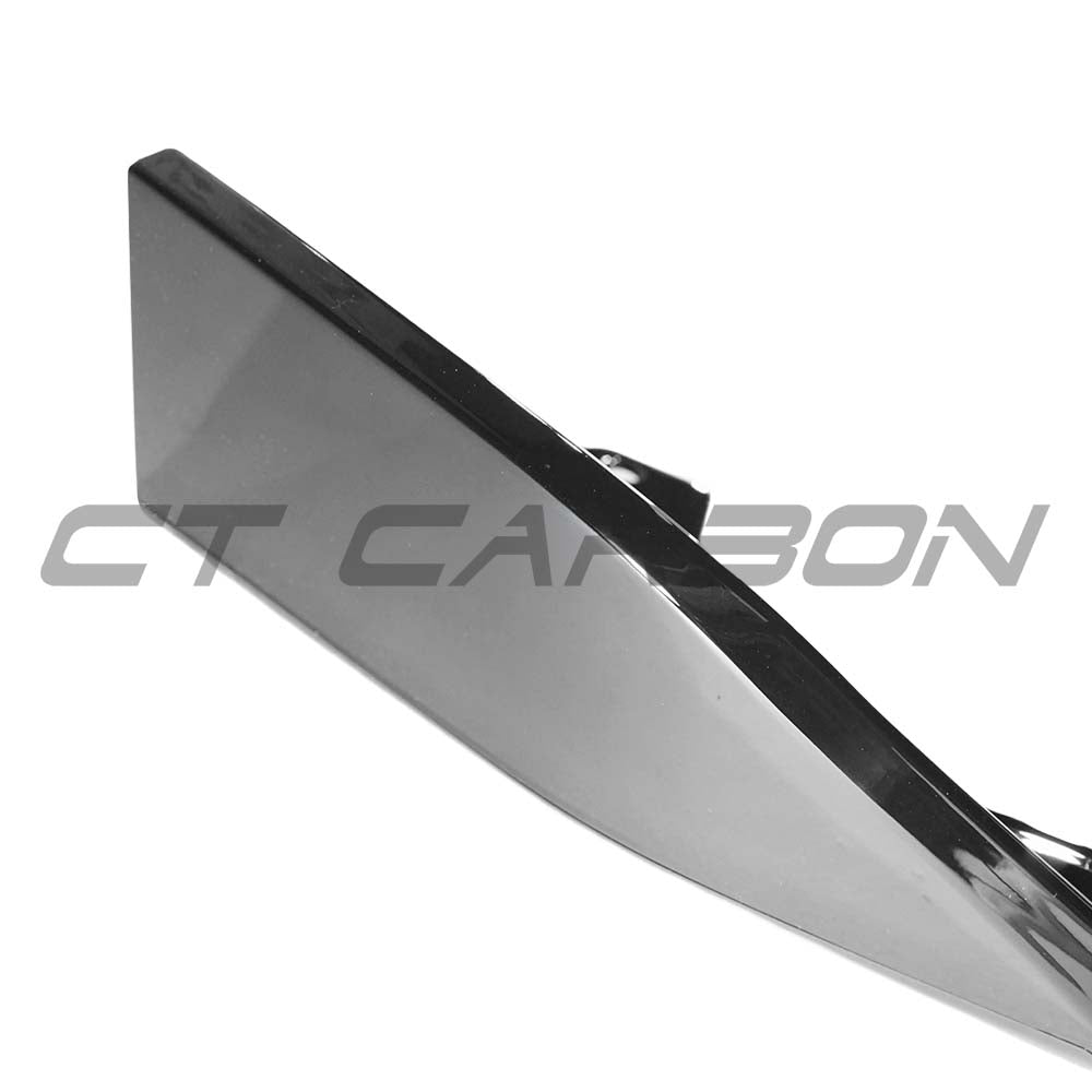 CT CARBON BMW G42 2 SERIES 2021+ GLOSS BLACK SPLITTER