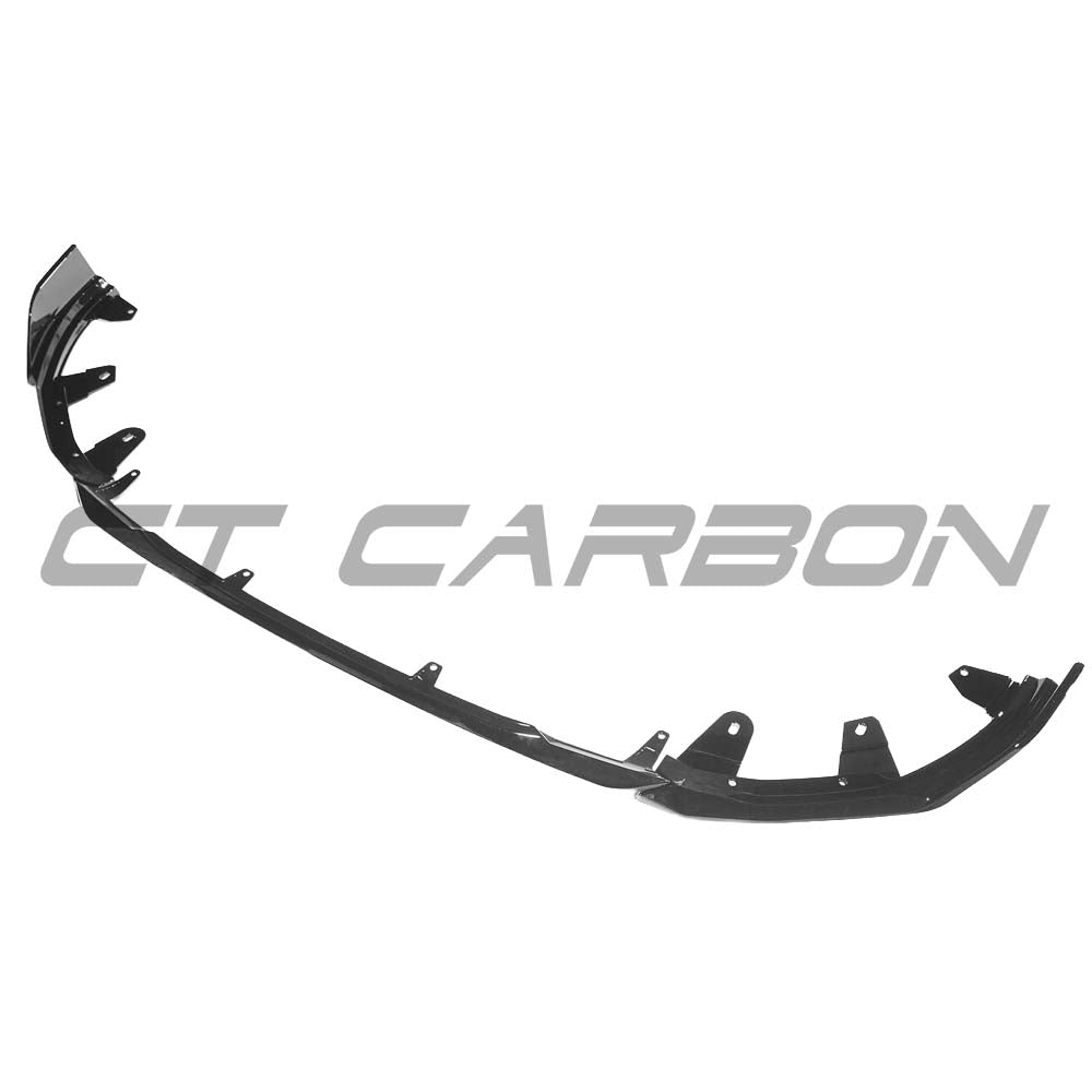 CT CARBON BMW G42 2 SERIES 2021+ GLOSS BLACK SPLITTER