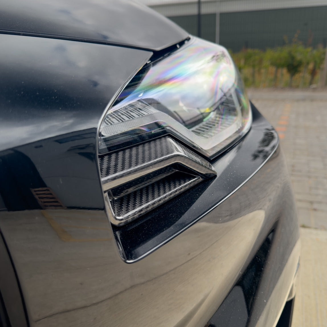 CT CARBON BMW G87 M2 CARBON FIBRE FRONT HEAD LIGHT ADD ON - CT DESIGN | HOMOLOGATION IN PROCESS