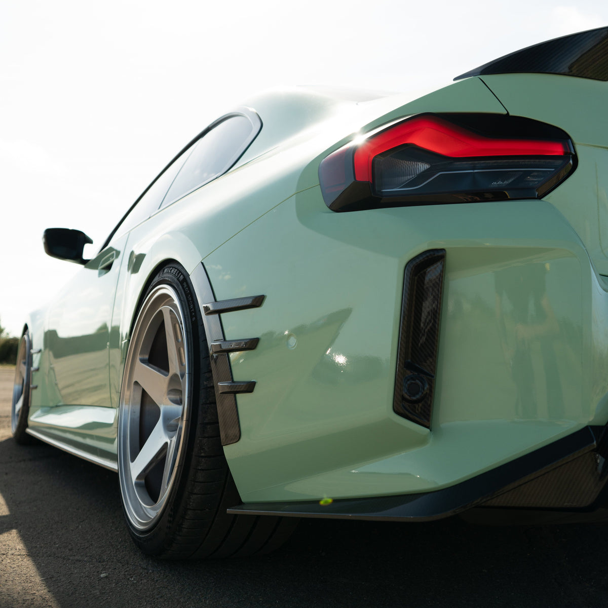 CT CARBON BMW G87 M2 CARBON FIBRE REFLECTOR DELETE - CT DESIGN | SWISS HOMOLOGATED