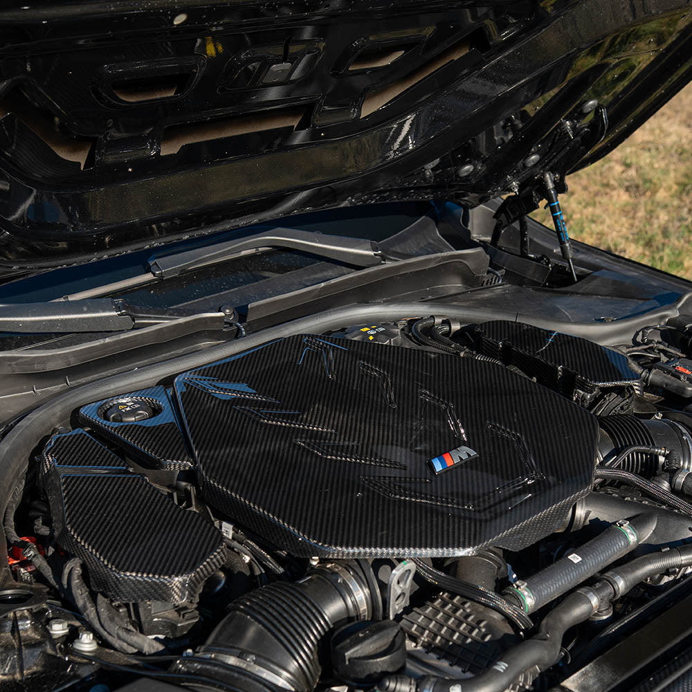 CT CARBON BMW G90/G99 M5 2024+ CARBON FIBRE ENGINE BAY COVERS | SWISS HOMOLOGATED