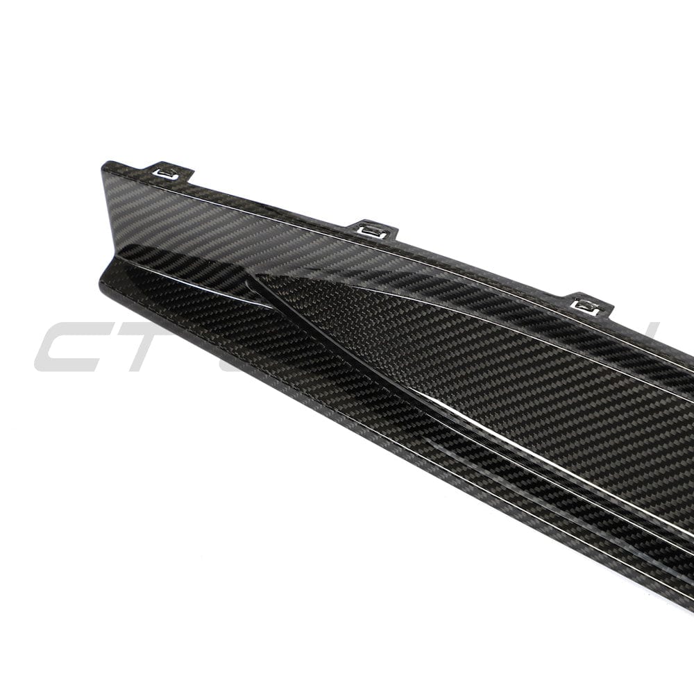 CT CARBON BMW M3 G80/G81 CARBON FIBRE SIDE SKIRT REPLACEMENT - V2 - CT DESIGN | SWISS HOMOLOGATED