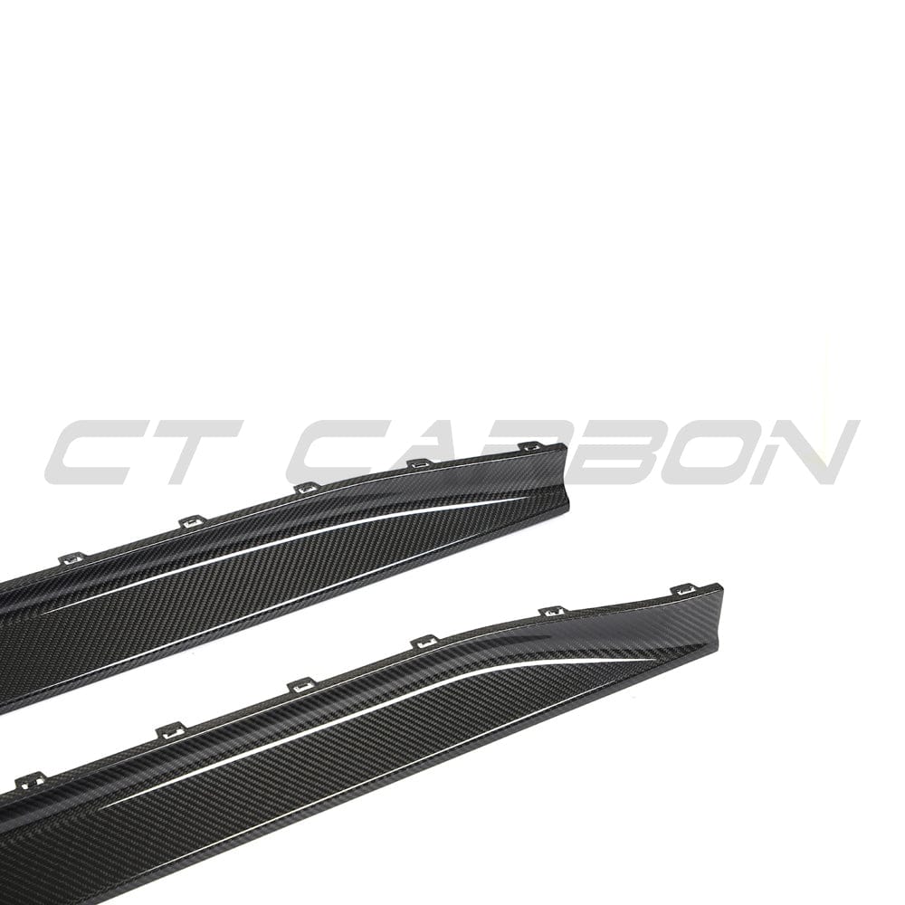 CT CARBON BMW M3 G80/G81 CARBON FIBRE SIDE SKIRT REPLACEMENT - V5 | SWISS HOMOLOGATED
