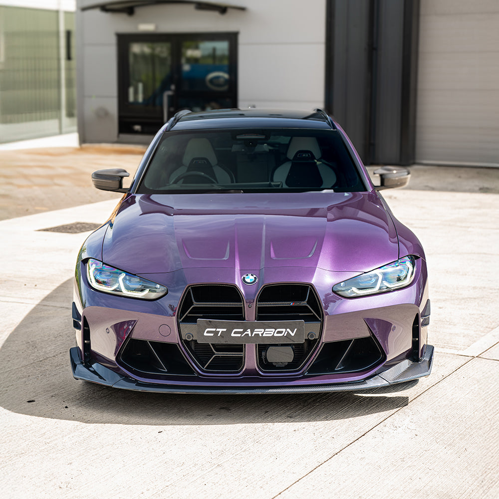 CT CARBON FRONT LIP BMW M3/M4 G8X - CSL STYLE | SWISS HOMOLOGATED