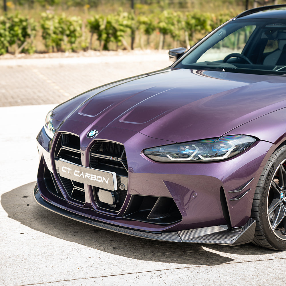 CT CARBON FRONT LIP BMW M3/M4 G8X - CSL STYLE | SWISS HOMOLOGATED