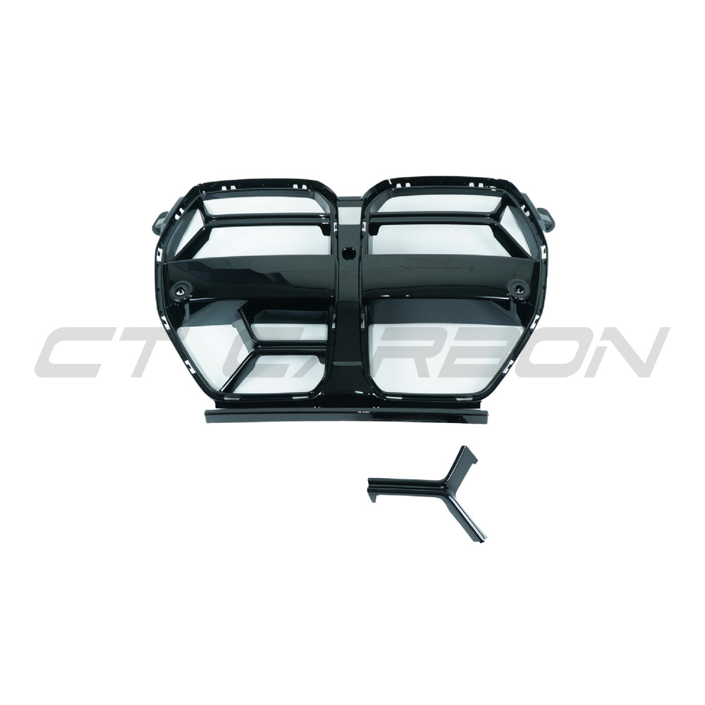 CT CARBON BMW M3 & M4 G80/G81/G82/G83 GLOSS BLACK GRILLE - V1 | SWISS HOMOLOGATED