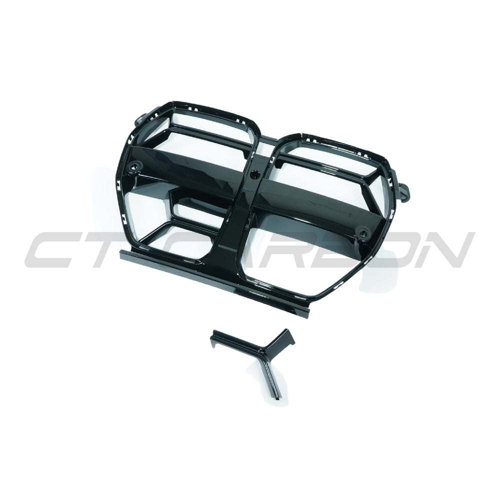 CT CARBON BMW M3 & M4 G80/G81/G82/G83 GLOSS BLACK GRILLE - V1 | SWISS HOMOLOGATED