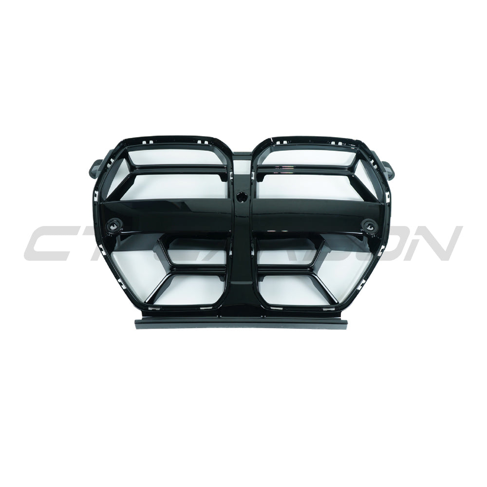 CT CARBON BMW M3 & M4 G80/G81/G82/G83 GLOSS BLACK GRILLE - V1 | SWISS HOMOLOGATED