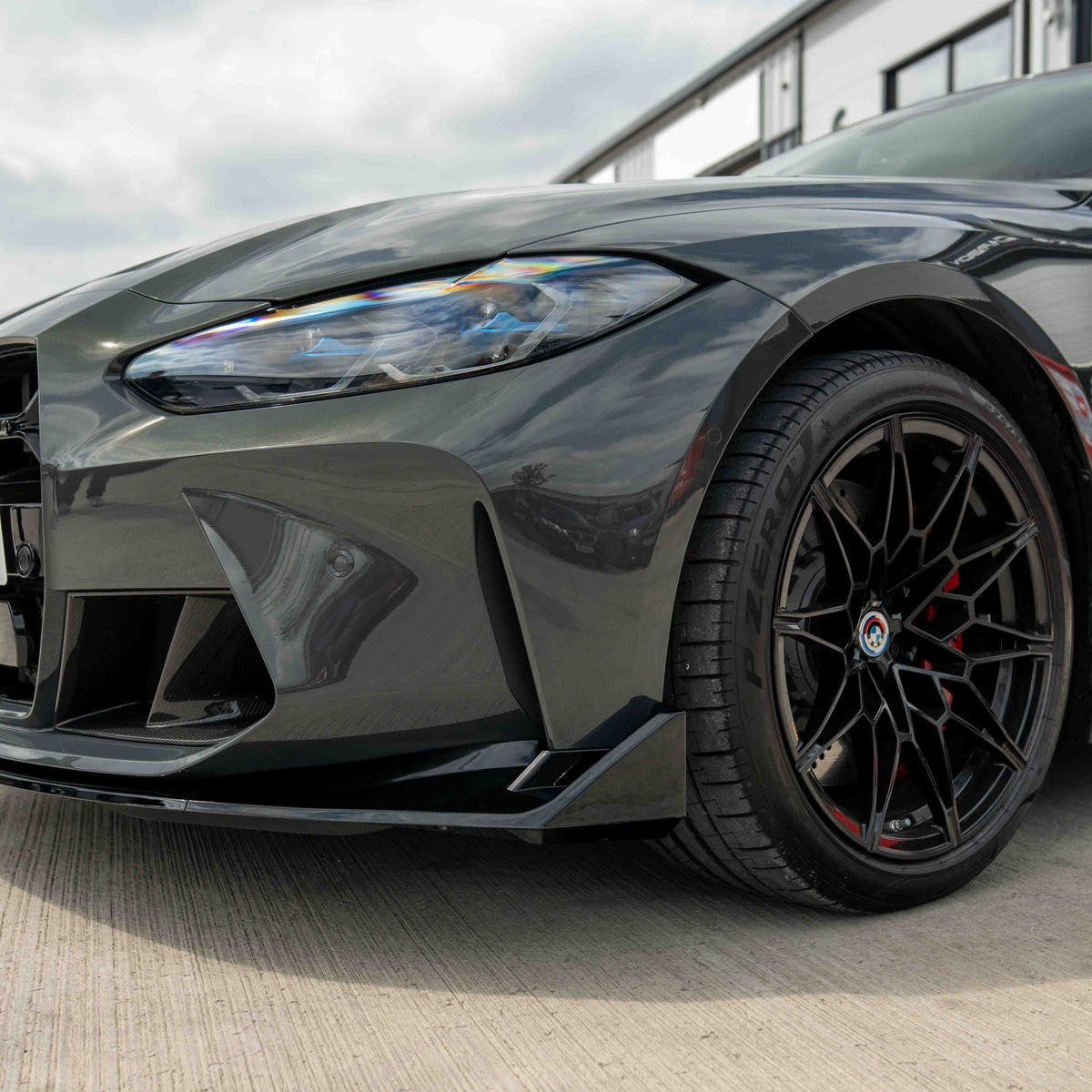CT CARBON BMW M3 & M4 G80/G81/G82/G83 GLOSS BLACK SPLITTER - CSL STYLE | HOMOLOGATION IN PROCESS