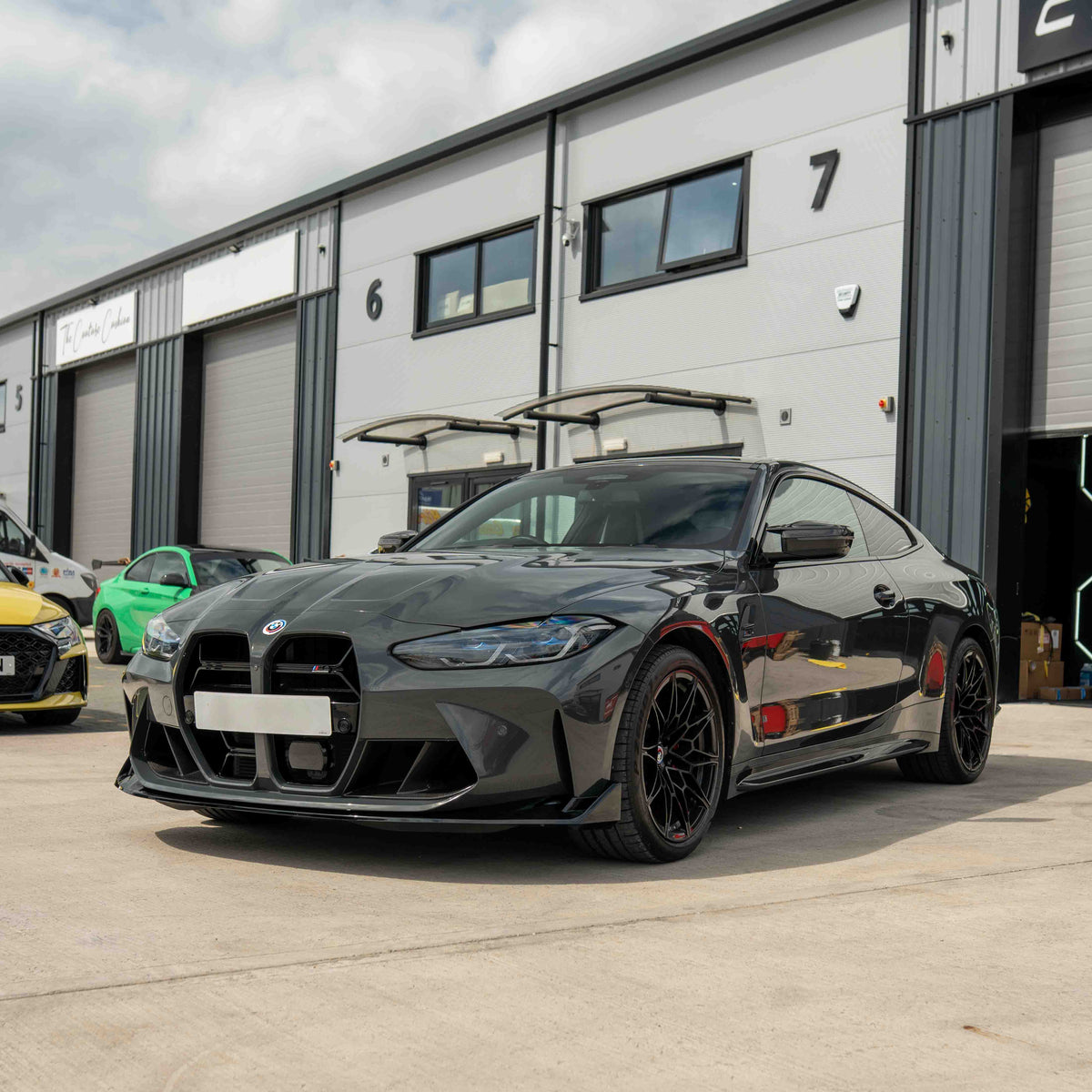 CT CARBON BMW M3 & M4 G80/G81/G82/G83 GLOSS BLACK SPLITTER - CSL STYLE | SWISS HOMOLOGATED