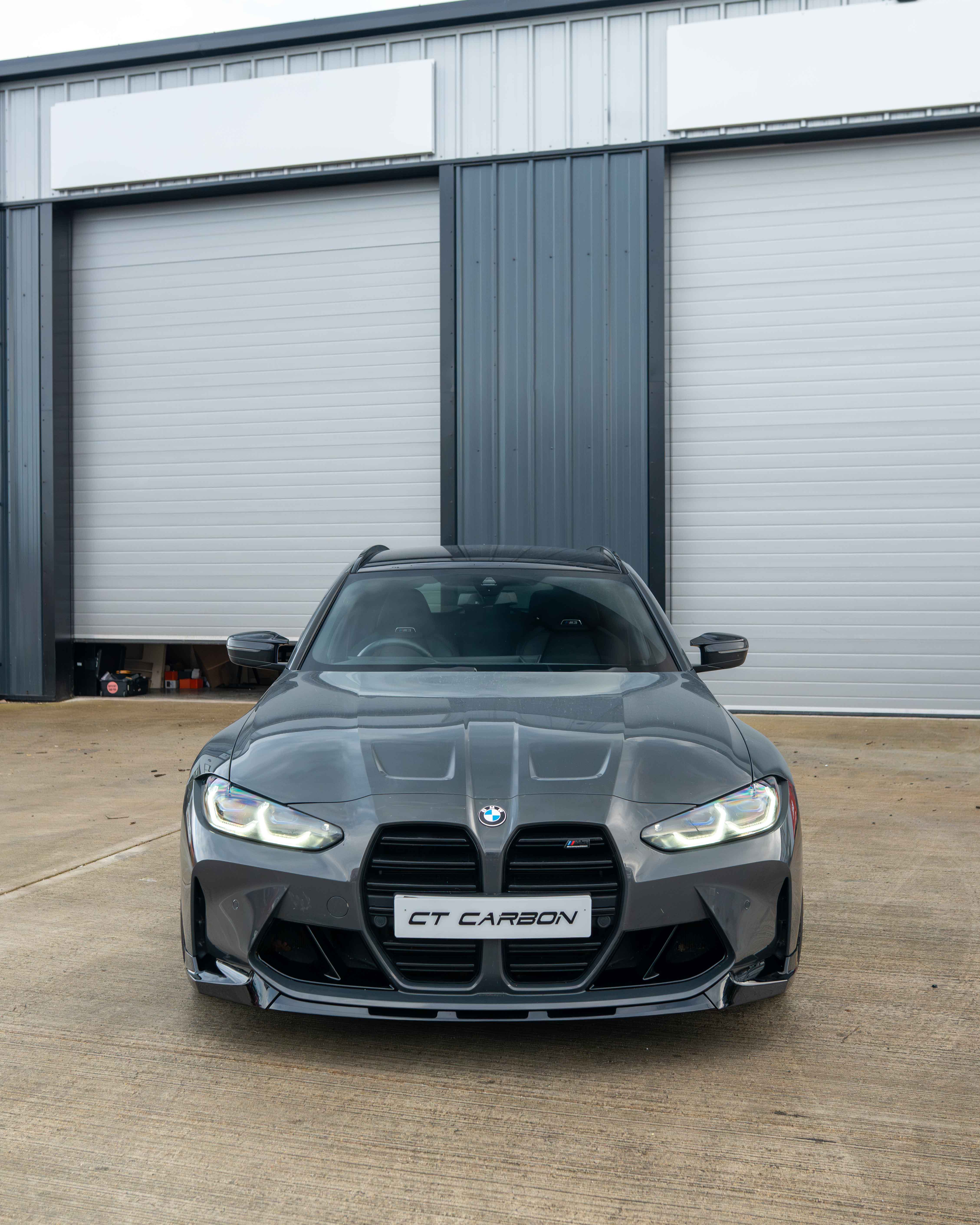 CT CARBON BMW M3 & M4 G80/G81/G82/G83 GLOSS BLACK SPLITTER - MP STYLE | SWISS HOMOLOGATED