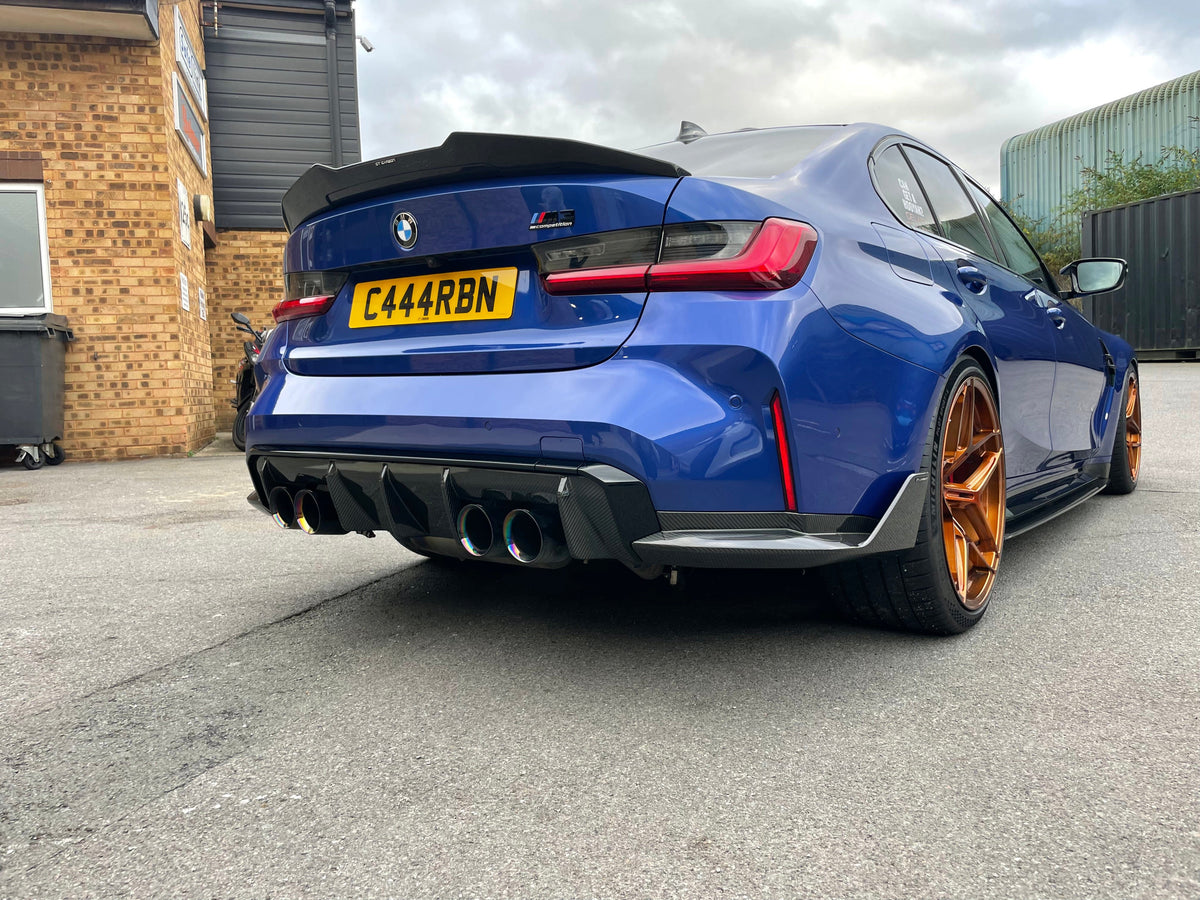 CT CARBON BMW M3/3 SERIES G80/G20 CARBON FIBRE SPOILER - PS STYLE | SWISS HOMOLOGATED