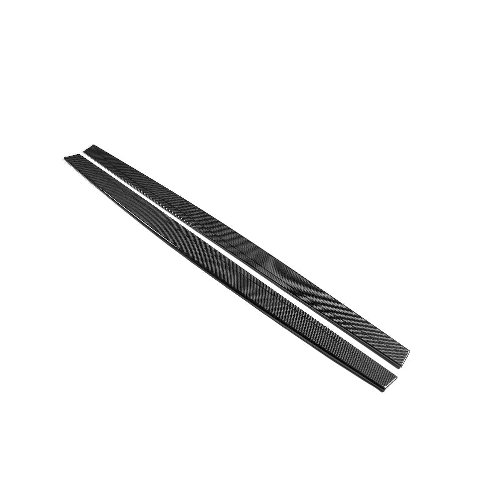 CT CARBON BMW M3/M4 F80/F82/F83 2014-2020 PRE-PREG CARBON FIBRE SIDE SKIRTS - V4 | SWISS HOMOLOGATED