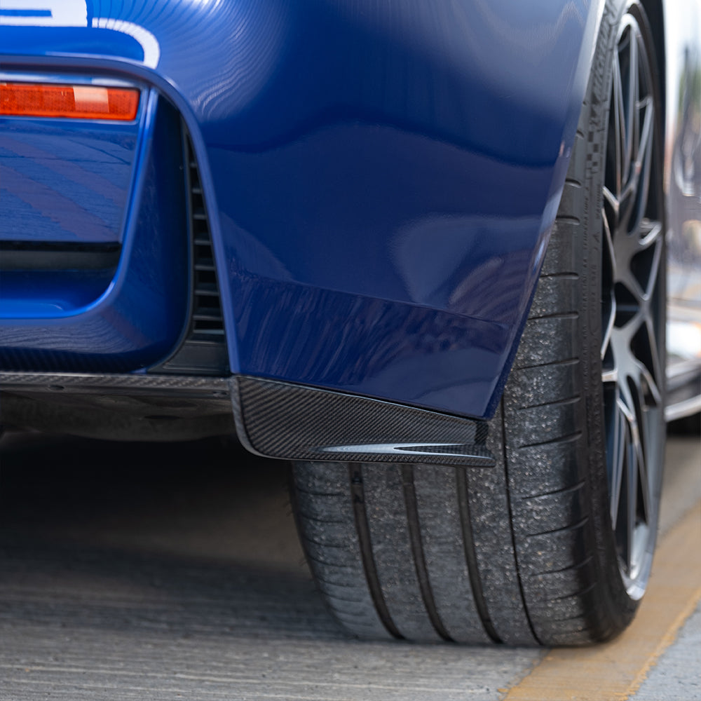 CT CARBON BMW M3/M4 (F80 F82 F83) CARBON FIBRE REAR BUMPER CORNERS | SWISS HOMOLOGATED