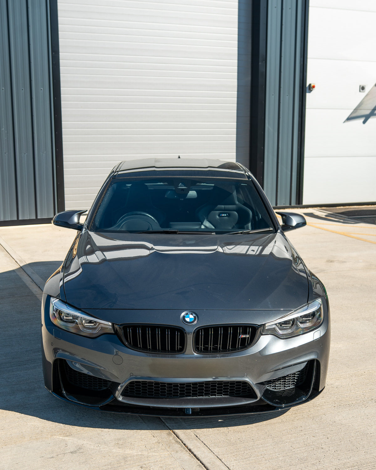 CT CARBON BMW M3/M4 (F80 F82 F83) 2014-2020 GLOSS BLACK SPLITTER - V1 | HOMOLOGATION IN PROCESS