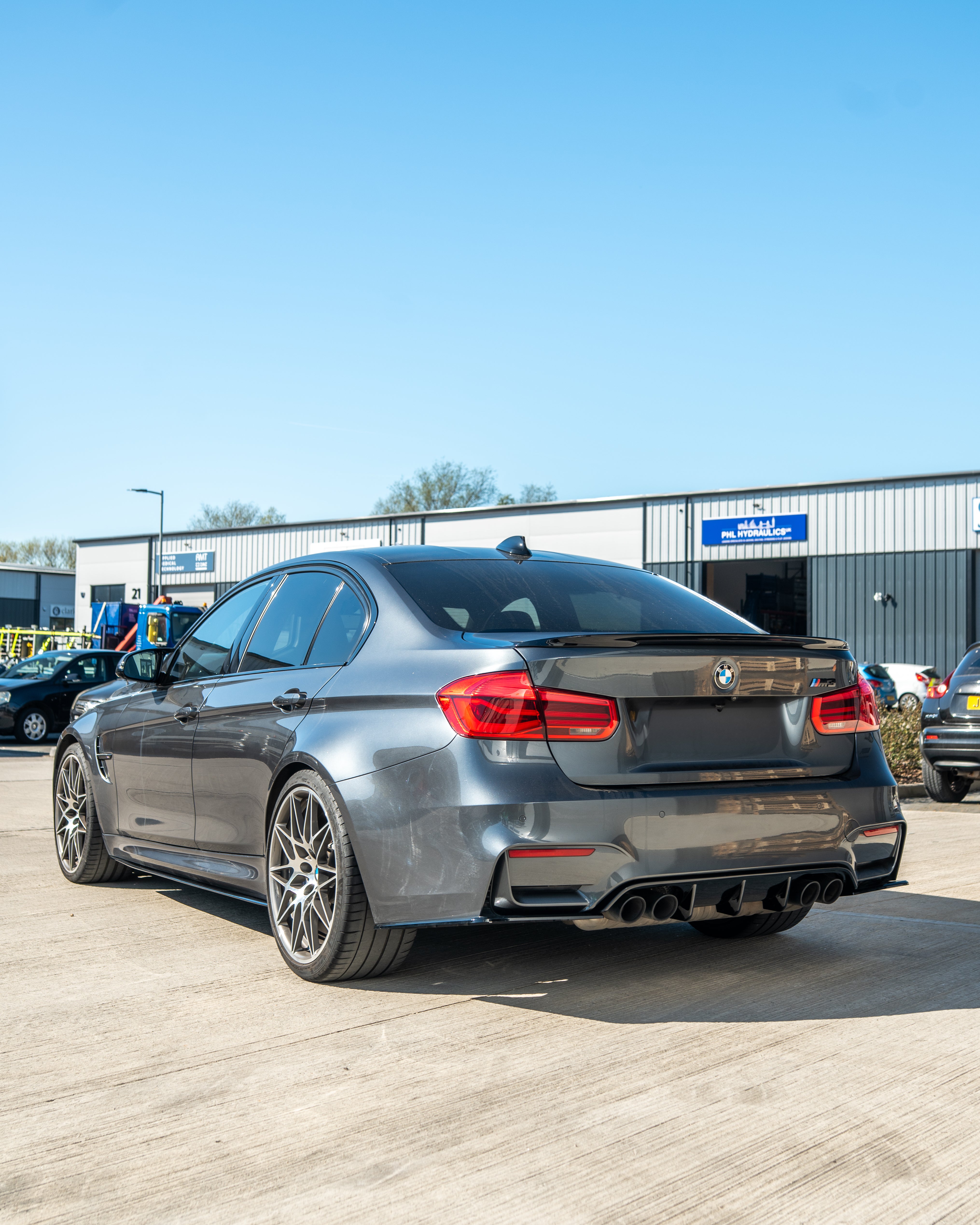 CT CARBON BMW 3 SERIES F30 GLOSS BLACK SPOILER - MP STYLE | SWISS HOMOLOGATED