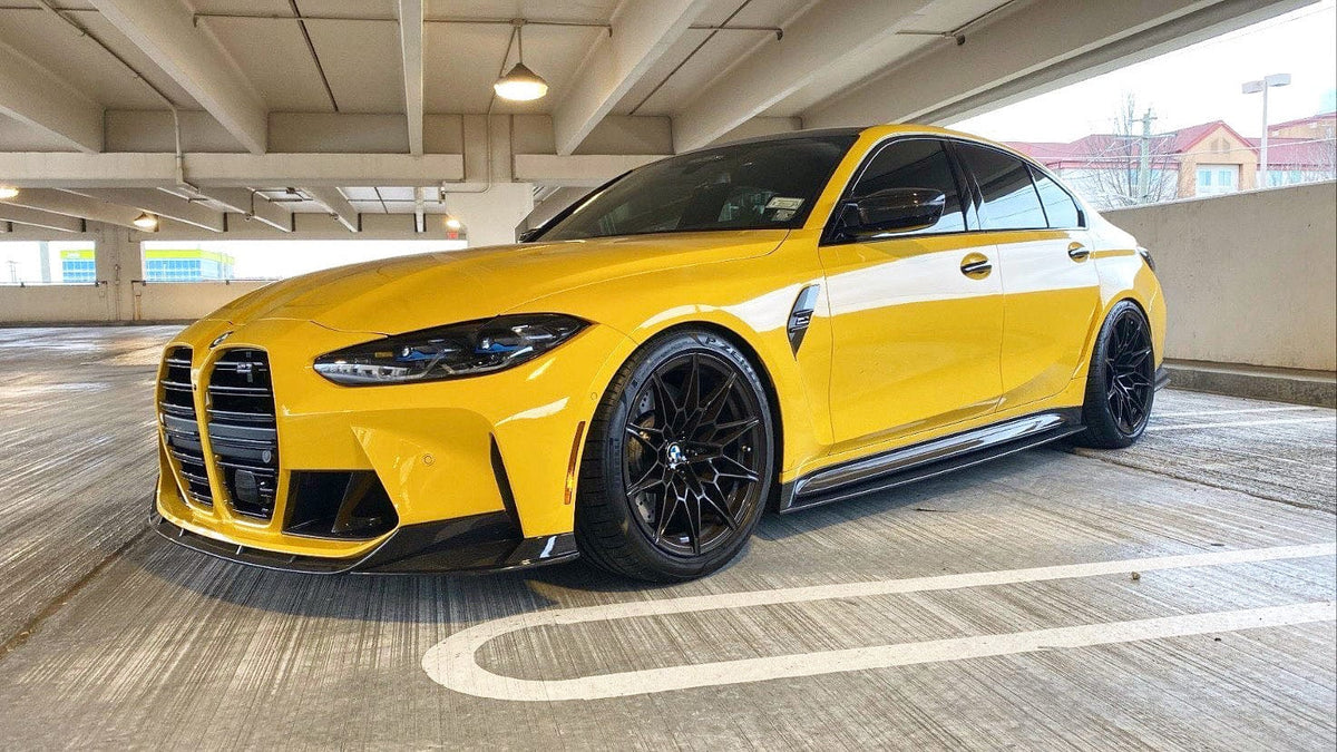 CT CARBON BMW M4 G82/G83 CARBON FIBRE SIDE SKIRT REPLACEMENT V1 - CT DESIGN | SWISS HOMOLOGATED