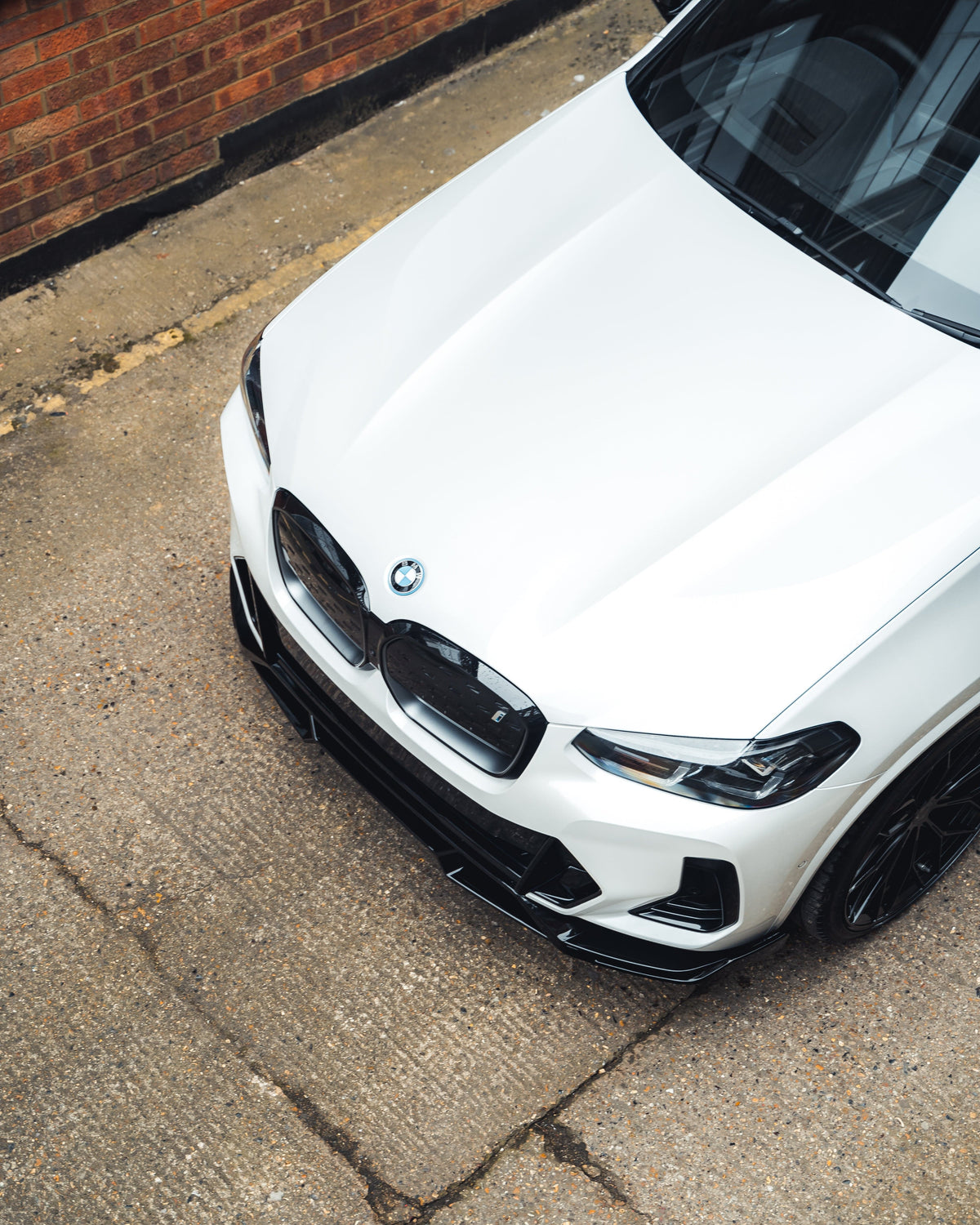 CT CARBON BMW X3 G01 & IX3 G08 LCI 2022-2024 GLOSS BLACK SPLITTER - V1 | HOMOLOGATION IN PROCESS