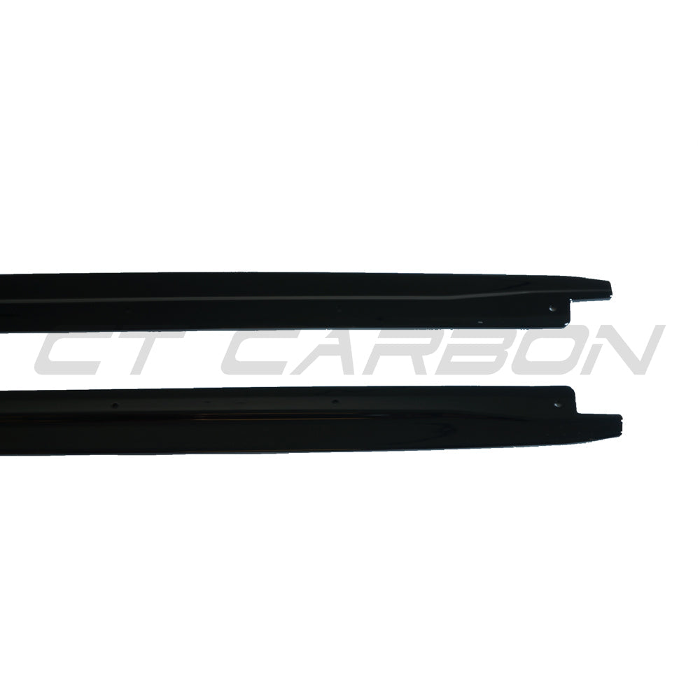 CT CARBON BMW X5 2014-2018 F15 GLOSS BLACK FULL LENGTH SIDE SKIRTS | SWISS HOMOLOGATED