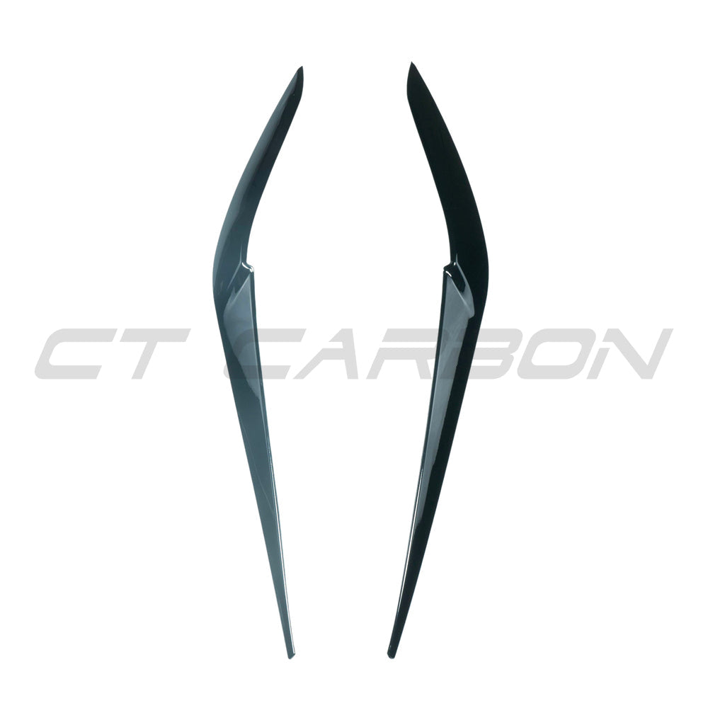 CT CARBON BMW X5 G05 & F95 X5M GLOSS BLACK HEADLIGHT EYEBROWS/EYELIDS | HOMOLOGATION IN PROCESS