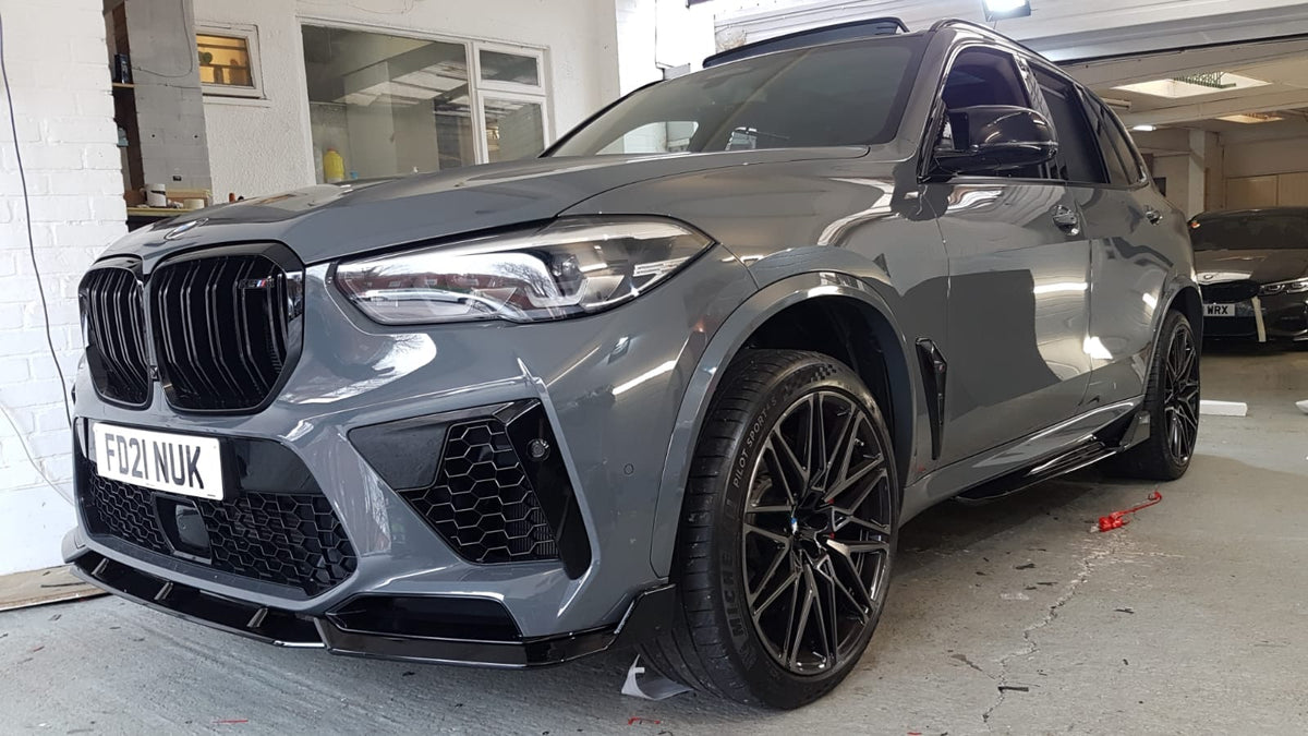 CT CARBON BMW X5 G05 & F95 X5M GLOSS BLACK SIDE SKIRTS - MP STYLE | SWISS HOMOLOGATED