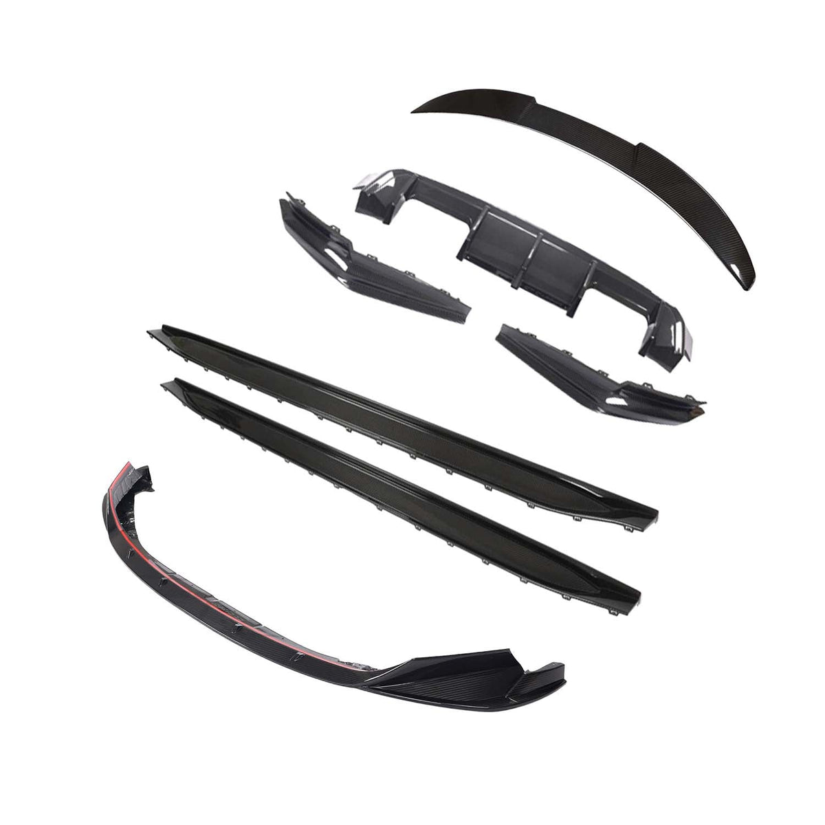 CT CARBON BMW G80 M3 FULL CARBON FIBRE KIT V10 - CT DESIGN | SWISS HOMOLOGATED